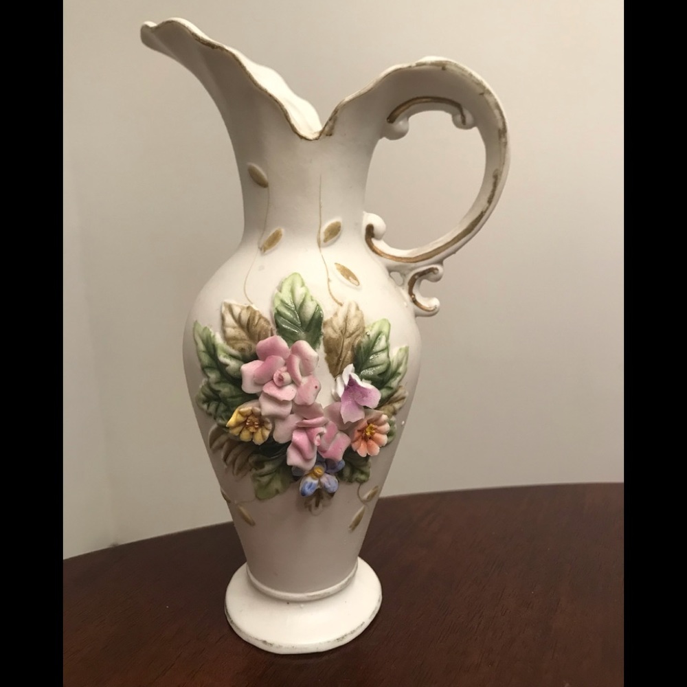 Vtg Lefton China with Flowers